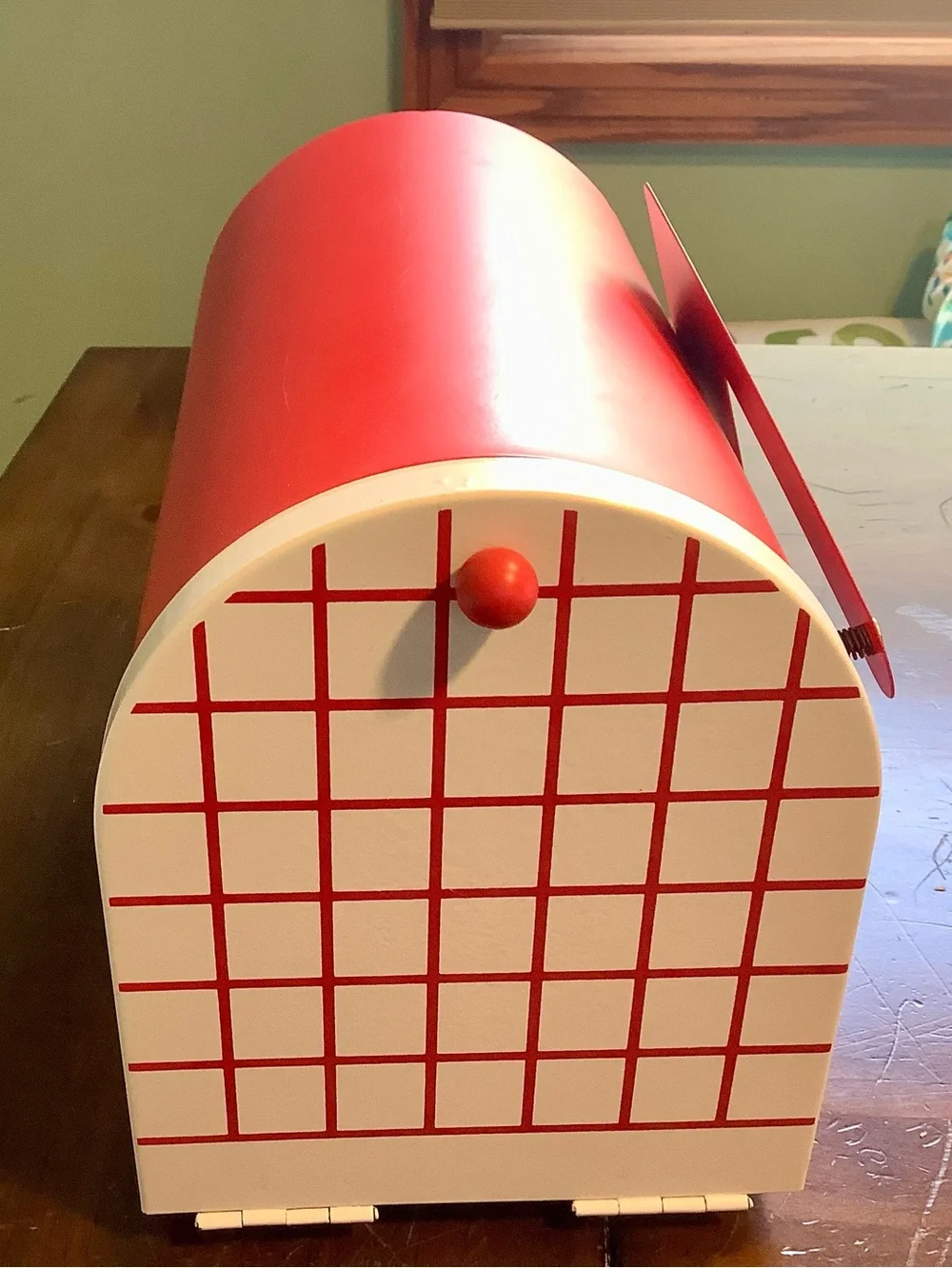 Red 'Love is All You Need' Decorative Mailbox Accent